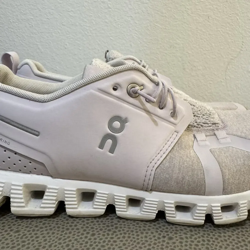 On Cloud 5 Terry Light Purple Womens Running Shoes Sneakers Size 9.5
